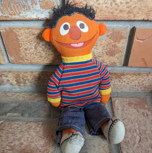 Sesame Street Knickerbocker - 1970's - Bert and Ernie - Vintage - Toys - Used - Picture 4 of 9